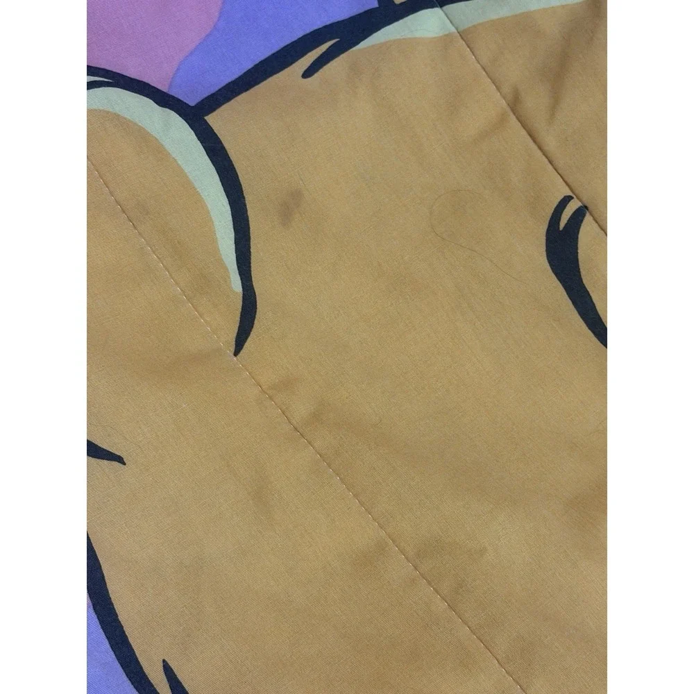 1990s Disney Winnie The Pooh & Tigger Reversible Twin Comforter READ! STAINS